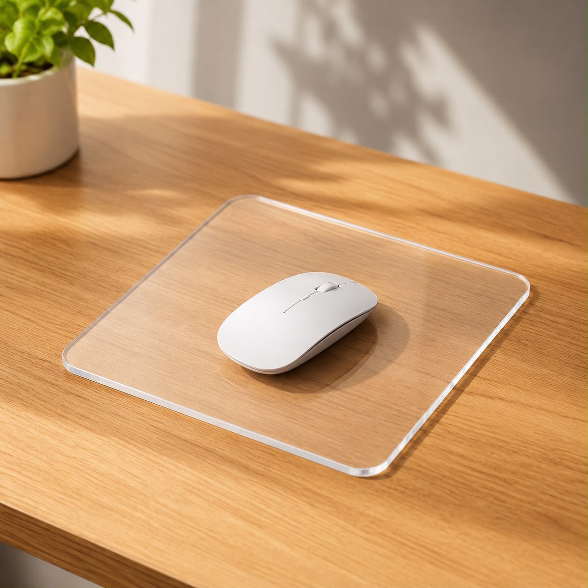 Mousepad de Cristal Templado – “ClearDesk Glass Pad”