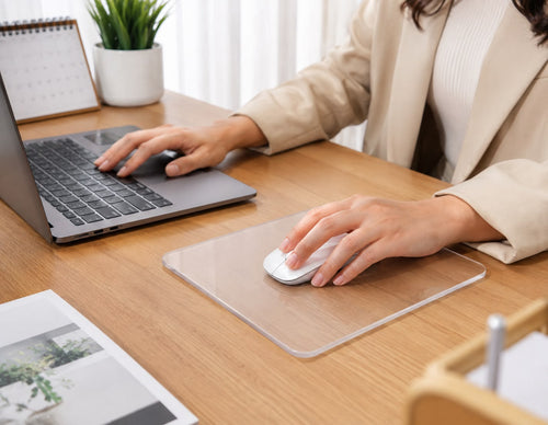 Mousepad de Cristal Templado – “ClearDesk Glass Pad”