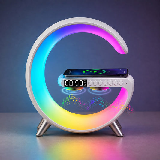 Lume G — Lámpara Inteligente con Cargador y Bocina