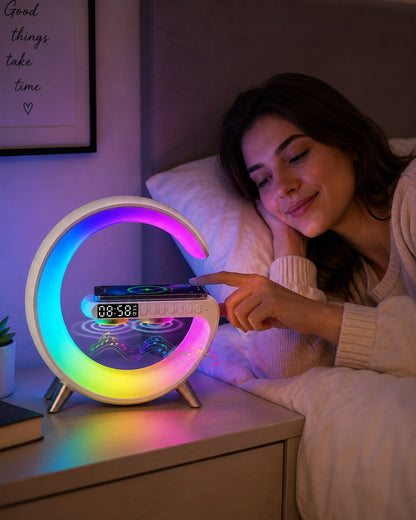 Lume G — Lámpara Inteligente con Cargador y Bocina